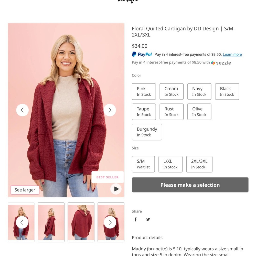 Women's Red Jacket